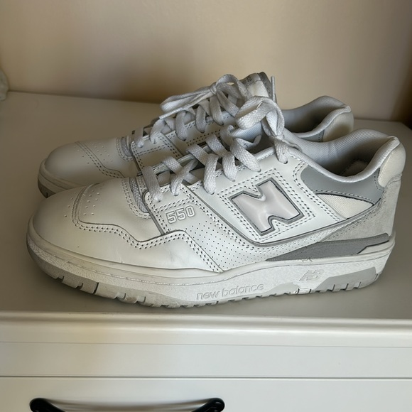 New Balance 550 - White/Grey - Size 8.5 - Picture 2 of 6